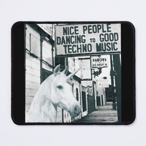 Item preview, Unicorn Searching for Techno Club designed and sold by DFerraz.