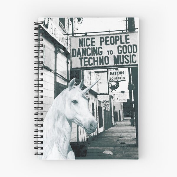 Item preview, Unicorn Searching for Techno Club designed and sold by DFerraz.