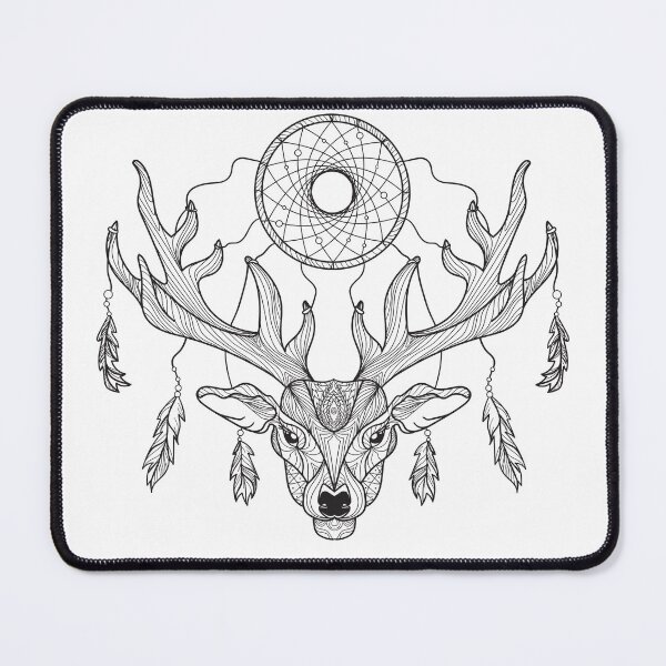 Item preview, Native Tribal Feathers Deer Antlers Dreamcatcher  designed and sold by Alladin7.