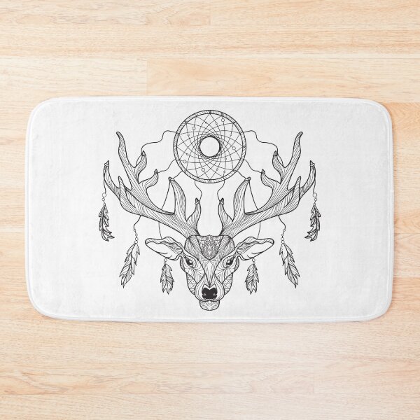 Item preview, Native Tribal Feathers Deer Antlers Dreamcatcher  designed and sold by Alladin7.