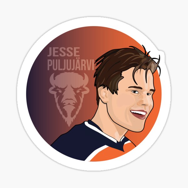 Edmonton Oilers - Jesse Puljujarvi Sticker