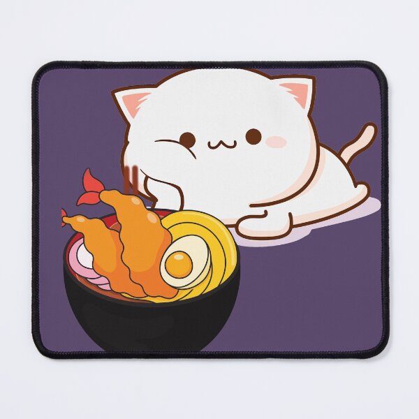 Item preview, kawaii neko ramen cat japan designed and sold by RyoSaeba90.