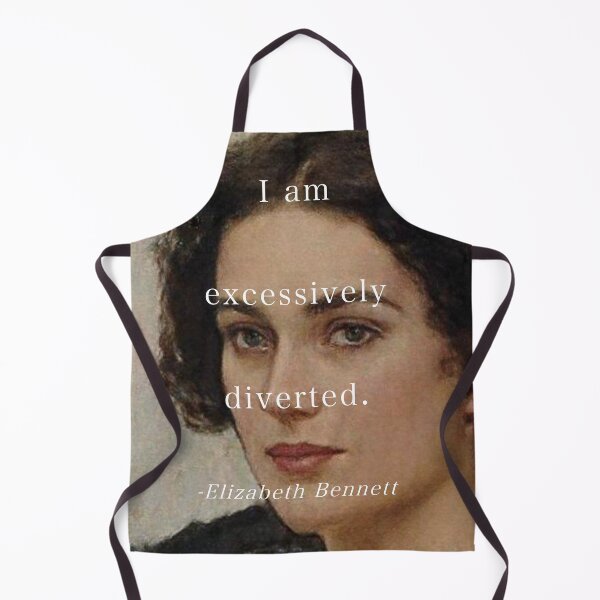 Item preview, I am excessively diverted Elizabeth Bennett Jane Austen Quote designed and sold by Floralife.