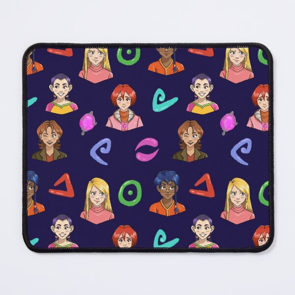 Item preview, W.I.T.C.H repeat pattern (Dark Blue) designed and sold by b_art.