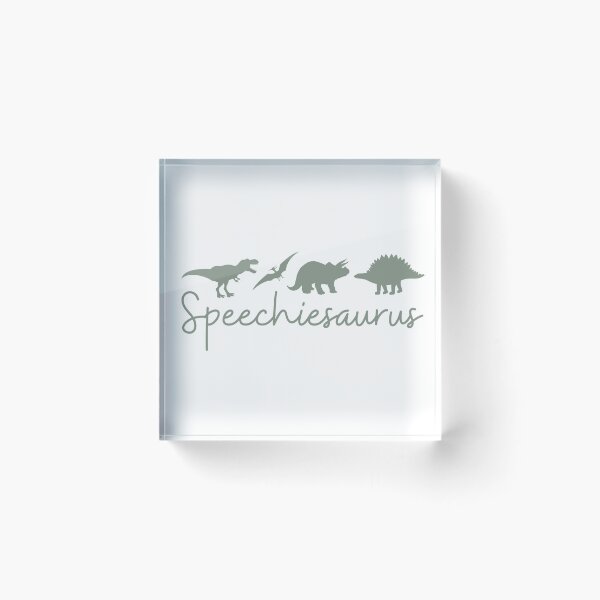 Artikelvorschau, Speechiesaurus | Speechie-Geschenk | Speechie-Shirt | Logopädie Dinosaurier entworfen und verkauft von Presto Prints Design.
