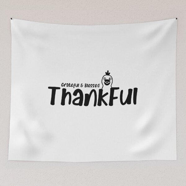 Item preview, Thankful, Happy Thanksgiving Day, Grateful & Blessed designed and sold by Ta ~ won.