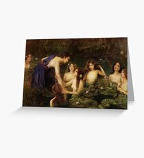 The Nymphs Greeting Card