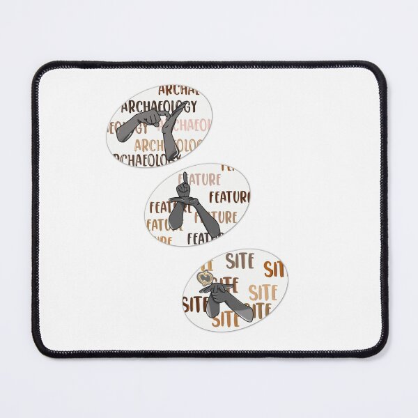 Item preview, "Archaeology" "Site" "Feature" in American Sign Language (ASL) designed and sold by ArchaeoAndASL.