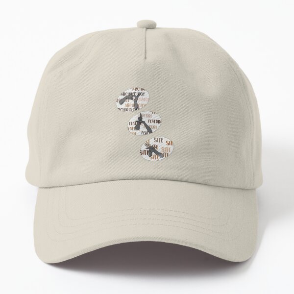 "Archaeology" "Site" "Feature" in American Sign Language (ASL) Dad Hat