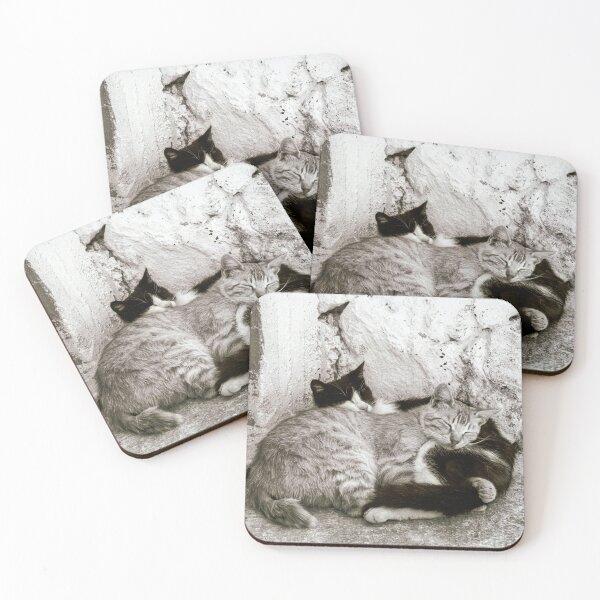 Item preview, Cats of Santorini - Best Friends designed and sold by Sue McLeod.