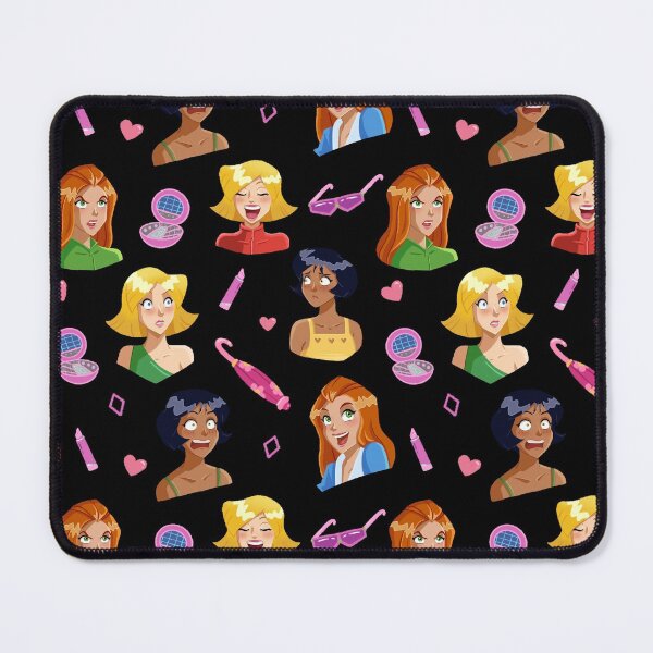 Item preview, Totally Spies Group Illustration Pattern (Black) designed and sold by b_art.