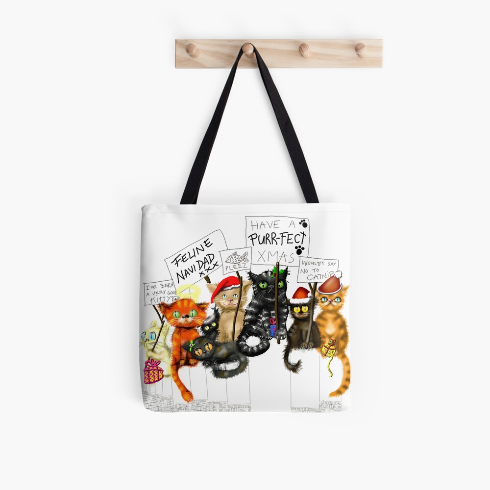 A Cat Christmas Tote Bag