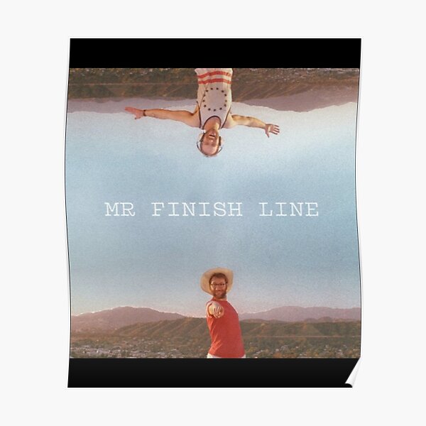 "Mr Finish Line " Poster for Sale by BrickPicFrames Redbubble