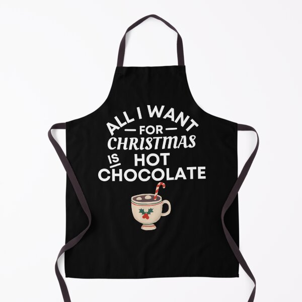 Item preview, All I Want for Christmas Is Hot Chocolate- Funny Hot Chocolate Puns - Christmas Gift for Hot Chocolate Lovers designed and sold by CaitU.