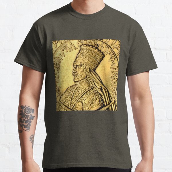 Emperor Selassie Gold Ethiopia Classic T-Shirt