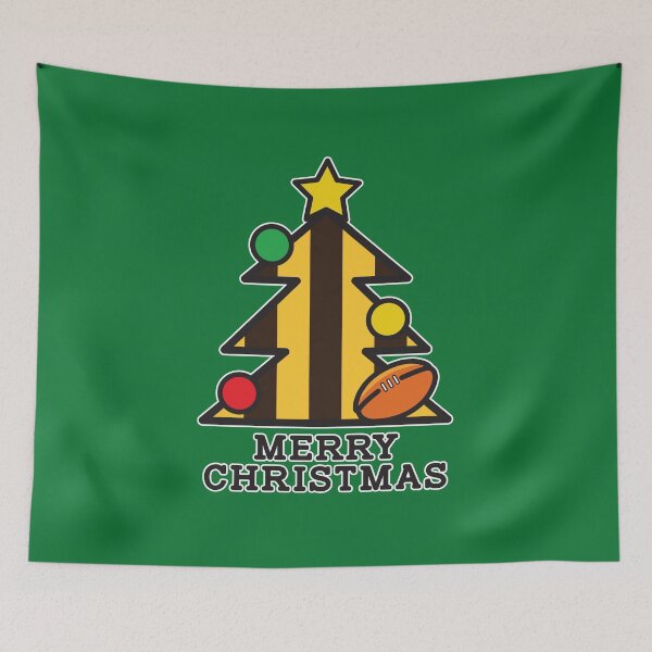 Item preview, “Merry Christmas Hawthorn” Christmas gift, T Shirts, Leggings, Mask, Apron, Eco Bag, phone case designed and sold by Ink Inc.