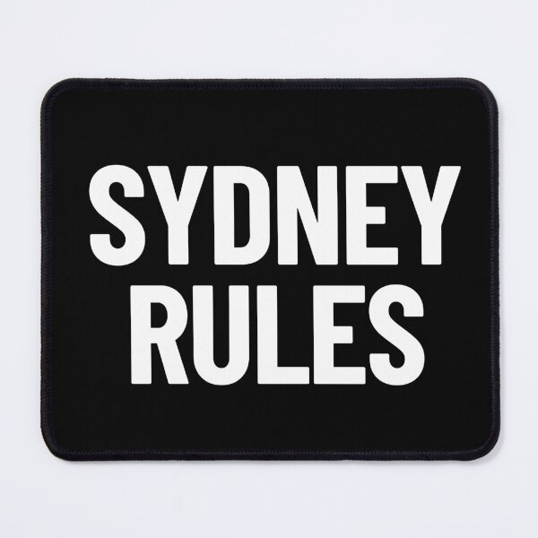 Item preview, Sydney Rules New South Wales NSW Australia Capital City designed and sold by Legit Hooligan.