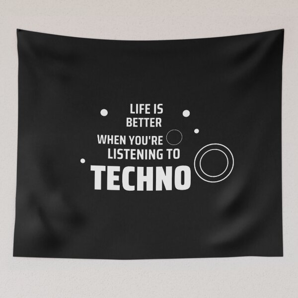 Item preview, better life when techno black designed and sold by Artycreative1.