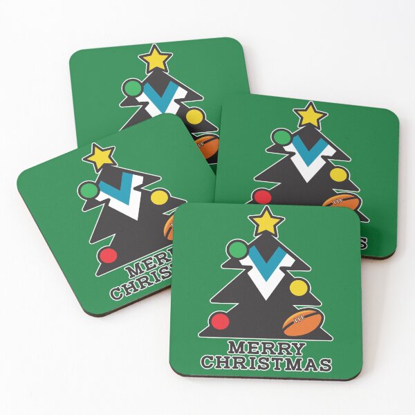 Item preview, “Merry Christmas Port Adelaide” Christmas gift, T Shirts, Leggings, Mask, Apron, Eco Bag, phone case designed and sold by Ink Inc.