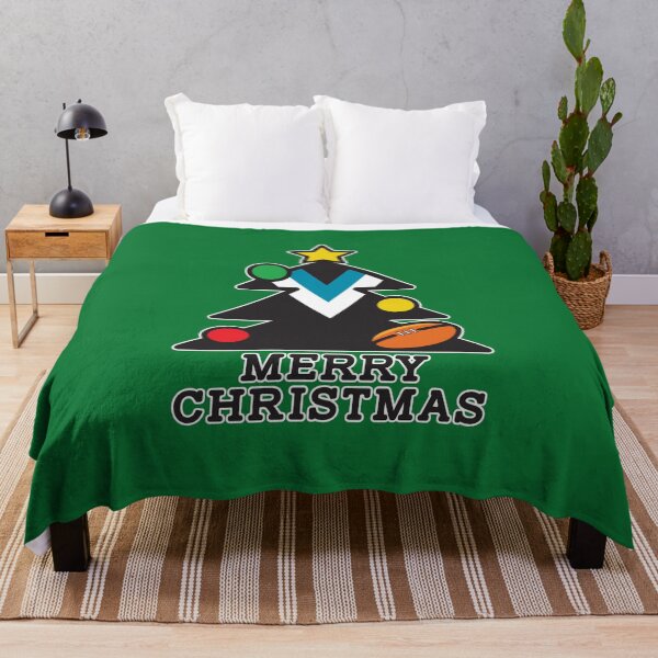 Item preview, “Merry Christmas Port Adelaide” Christmas gift, T Shirts, Leggings, Mask, Apron, Eco Bag, phone case designed and sold by Ink Inc.