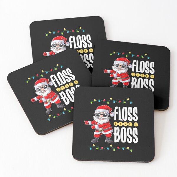 Item preview, Santa Floss Like A Boss Christmas Men Women Xmas Flossing designed and sold by LCankdesign.