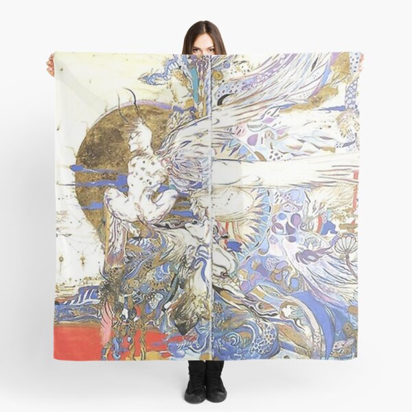 アクセサリー・ヘアアクセサリー Limited FFVII Art Scarf Yoshitaka Amano Limited Ffvii Art Scarf Yoshitaka Amano Japan Anime | eBay