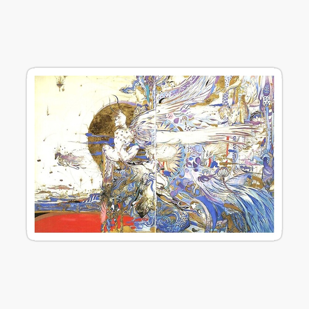 Yoshitaka Amano Fantasy Framed Art Print