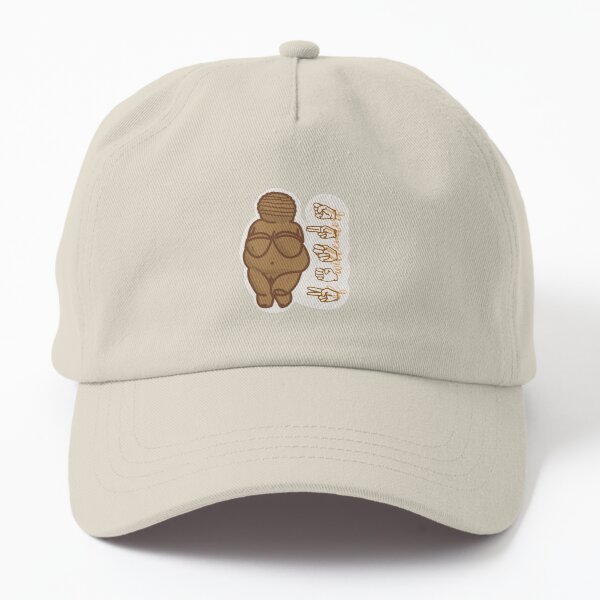 "Venus of Willendorf" in American Sign Language (ASL) Dad Hat