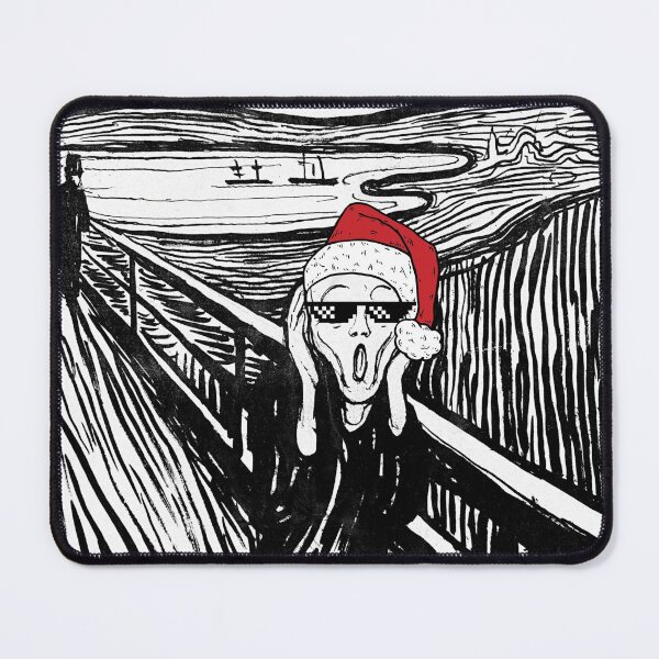 Item preview, The Scream Parody (Munch): Christmas Edition designed and sold by OutofFocusShop.