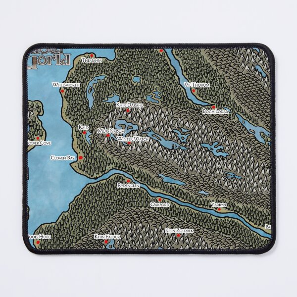 Item preview, Map of the Duchy of Cloven Bay designed and sold by Dungeonmusings.