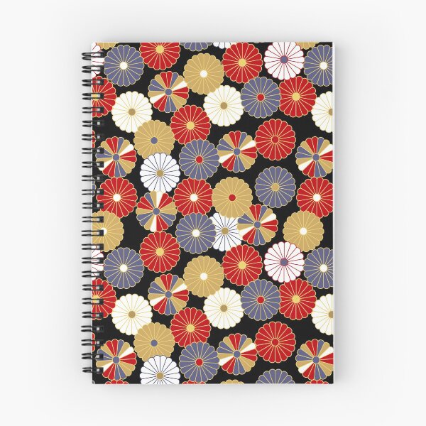 Item preview, Japanese Pattern WAGARA of KIKU MONSHO  - Japanese Chrysanthemum Crest Design.  designed and sold by monodesigns.