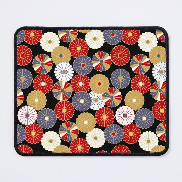 Item preview, Japanese Pattern WAGARA of KIKU MONSHO  - Japanese Chrysanthemum Crest Design.  designed and sold by monodesigns.