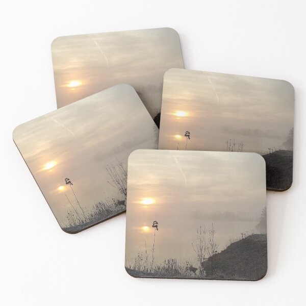 Item preview, sunrise obscured by mist designed and sold by cglightNingART.