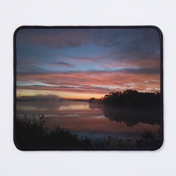 Item preview, colorful sunrise over the Hollerner See designed and sold by cglightNingART.