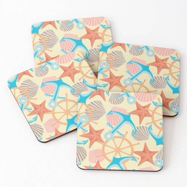 Item preview, anchors, seashells, starfish designed and sold by HarleyGarner.