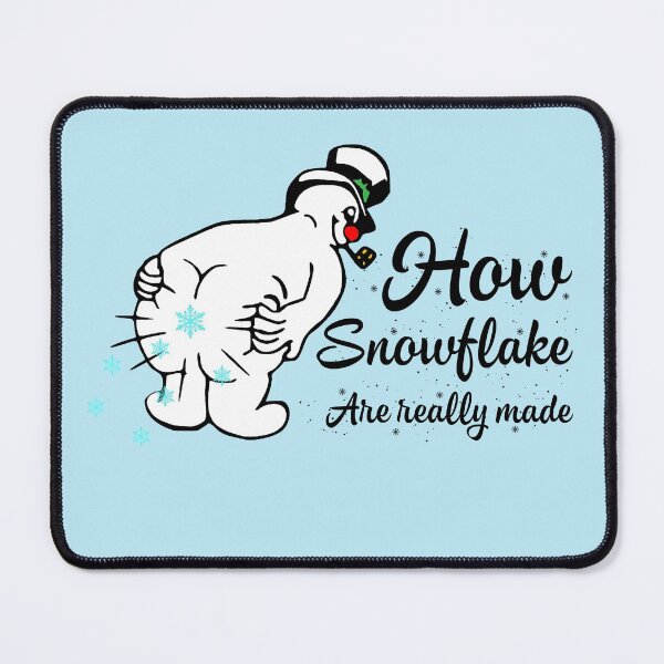 Item preview, How Snowflake Are Really Made Funny Snowman Christmas Holiday Winter Snowflake Maker designed and sold by GRJHOJK.