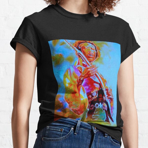 Jimi Hendrix neon Classic T-Shirt