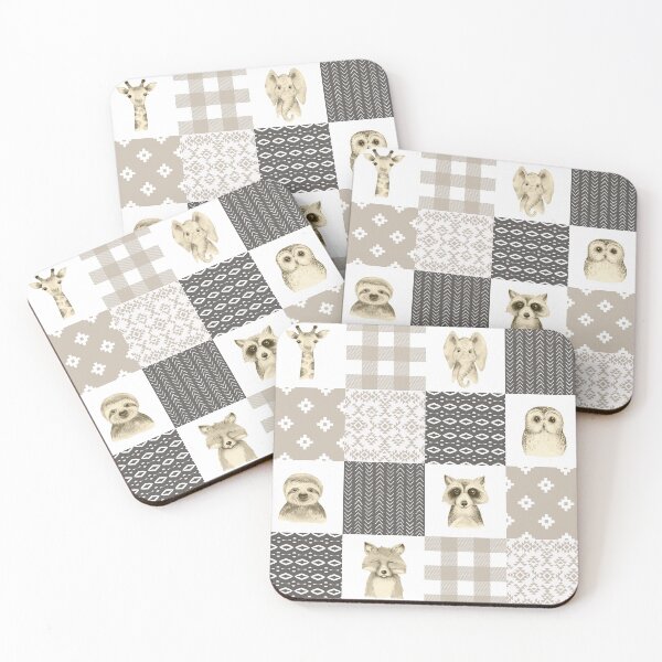 Item preview, Animal Brown plaid cute pattern designed and sold by HarleyGarner.