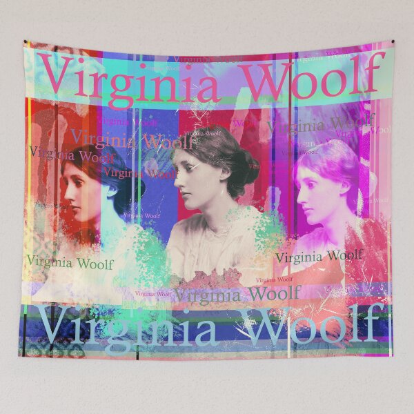 Item preview, Virginia Woolf portrait, famous writer designed and sold by Mauswohn.