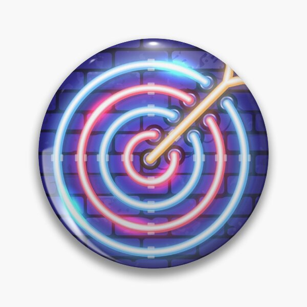 Item preview, archery target neon designed and sold by HarleyGarner.