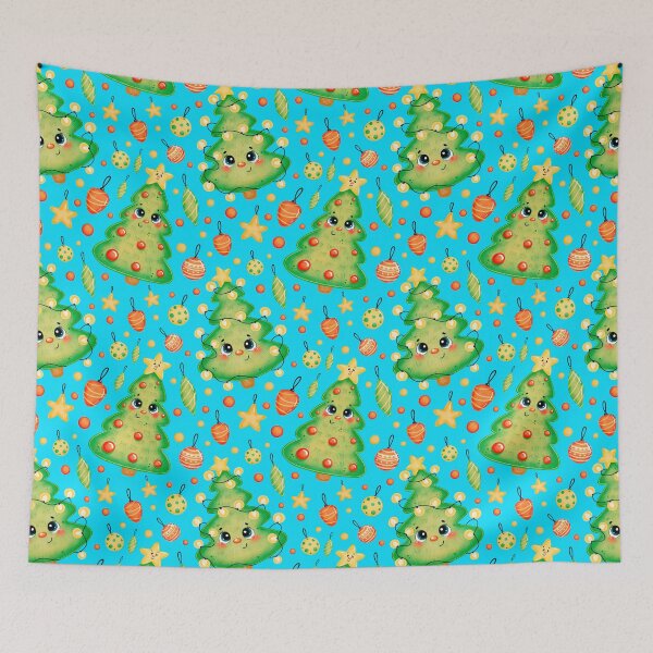 Item preview, Cute Christmas Tree Holiday Pattern designed and sold by Vibbin4Life33.