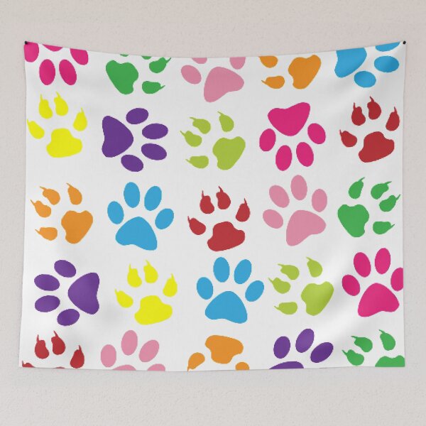 Item preview, colored animal footprints designed and sold by XBeNBoX.