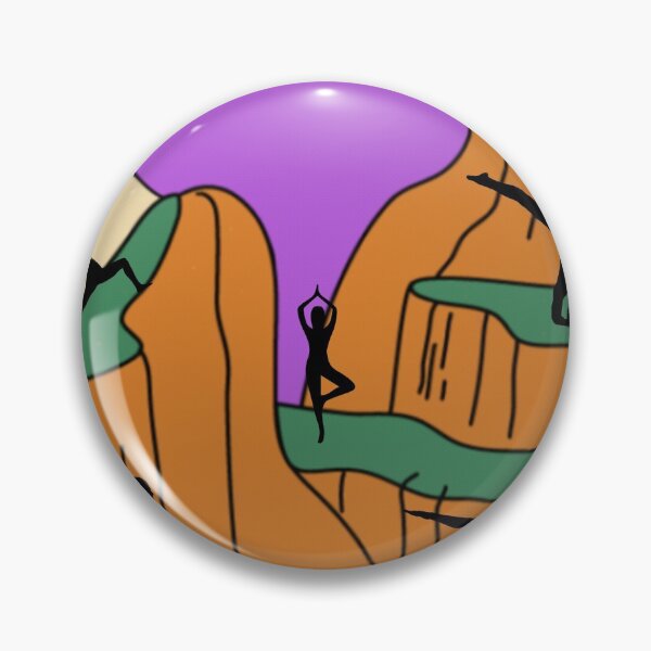 Artikelvorschau, Animierte Yoga Berge Sonne und Fluss Grafik entworfen und verkauft von WonderfulHumans.