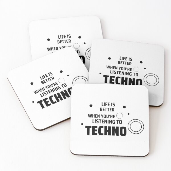 Item preview, techno better life white designed and sold by Artycreative1.
