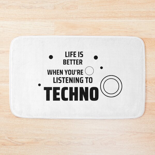 Item preview, techno better life white designed and sold by Artycreative1.