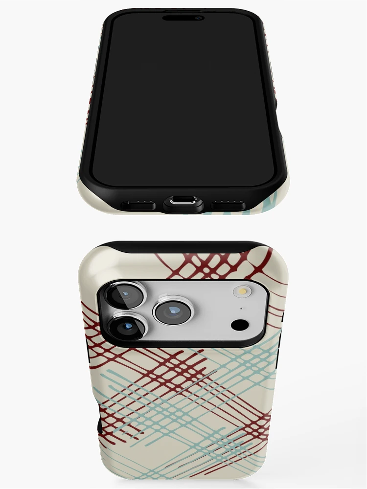 Thumbnail 3 of 4, iPhone Case, Line Abstract Design designed and sold by Fatbread.