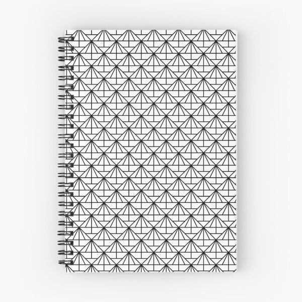 Item preview, Abstract Linear Black And White Pattern With Beach Umbrellas designed and sold by MarinaPronina.