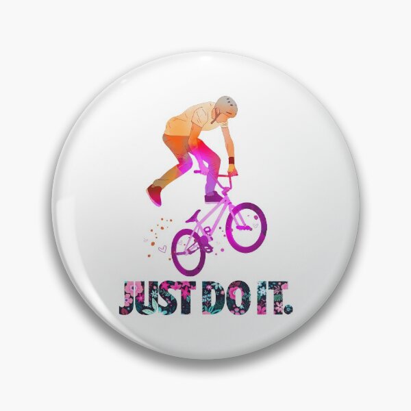 Item preview, BMX Just Do It Watercolor Art designed and sold by AlyssoCharm.