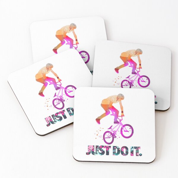 Item preview, BMX Just Do It Watercolor Art designed and sold by AlyssoCharm.