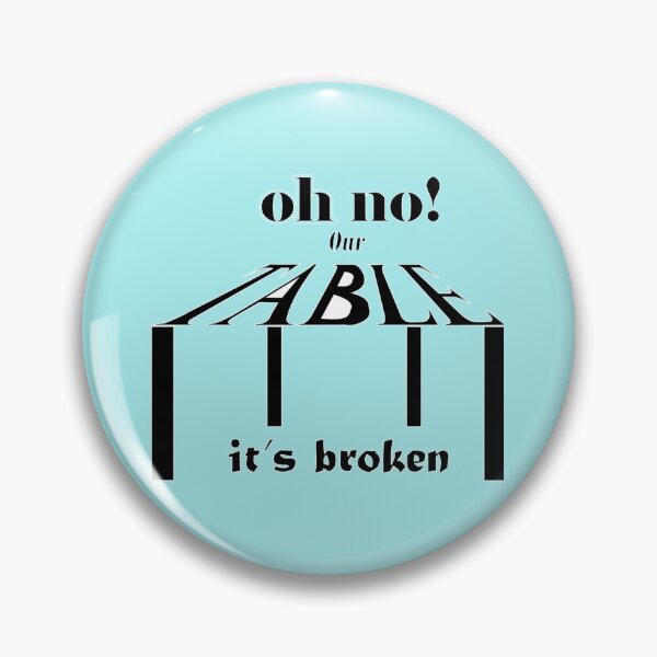 Item preview, oh no our table designed and sold by Chloefusion.